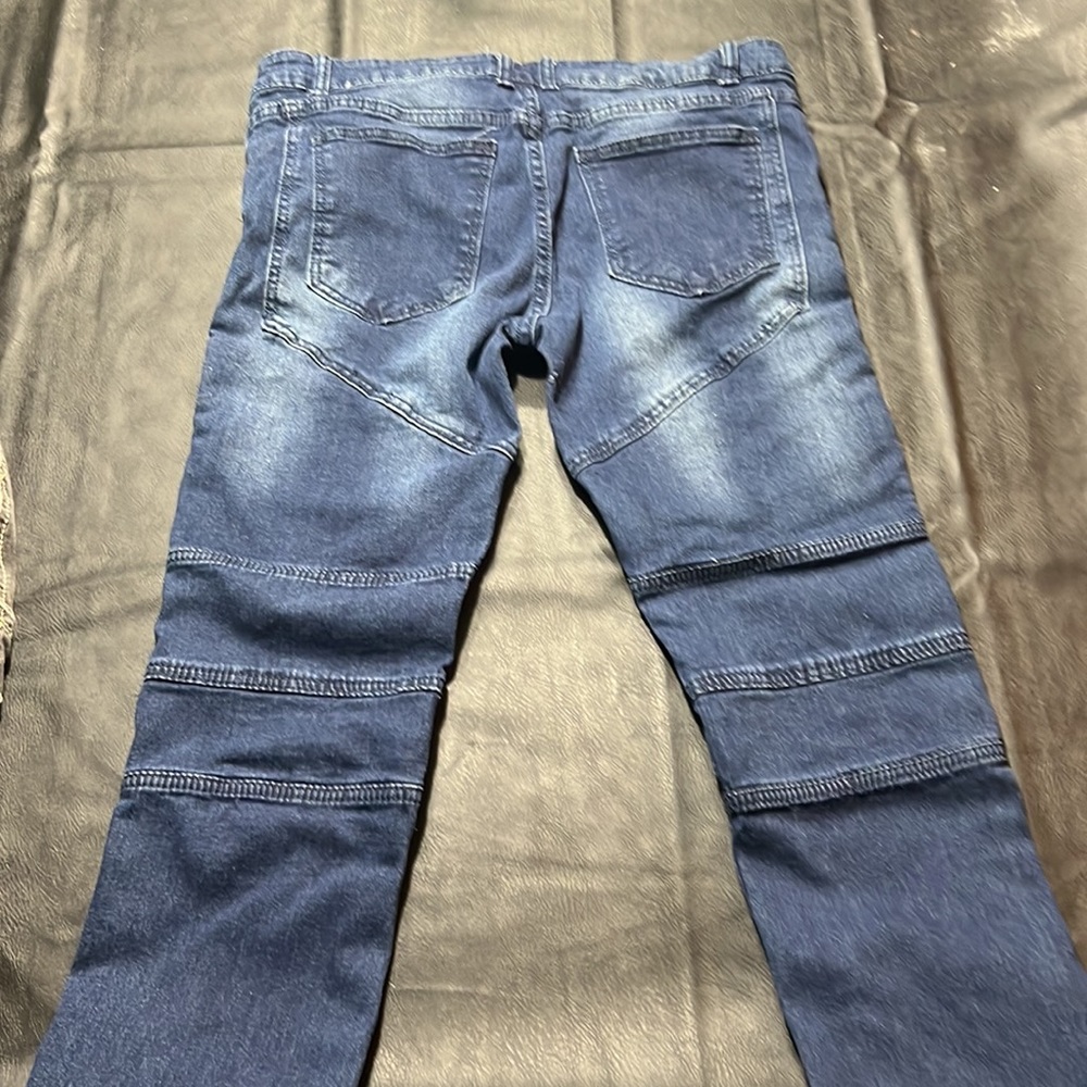 Basic Dark Blue Jeans - image 5